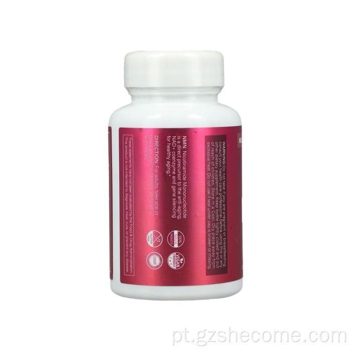 NMN Suplemento Energia Metabolismo NMN Cápsulas antienvelhecimento